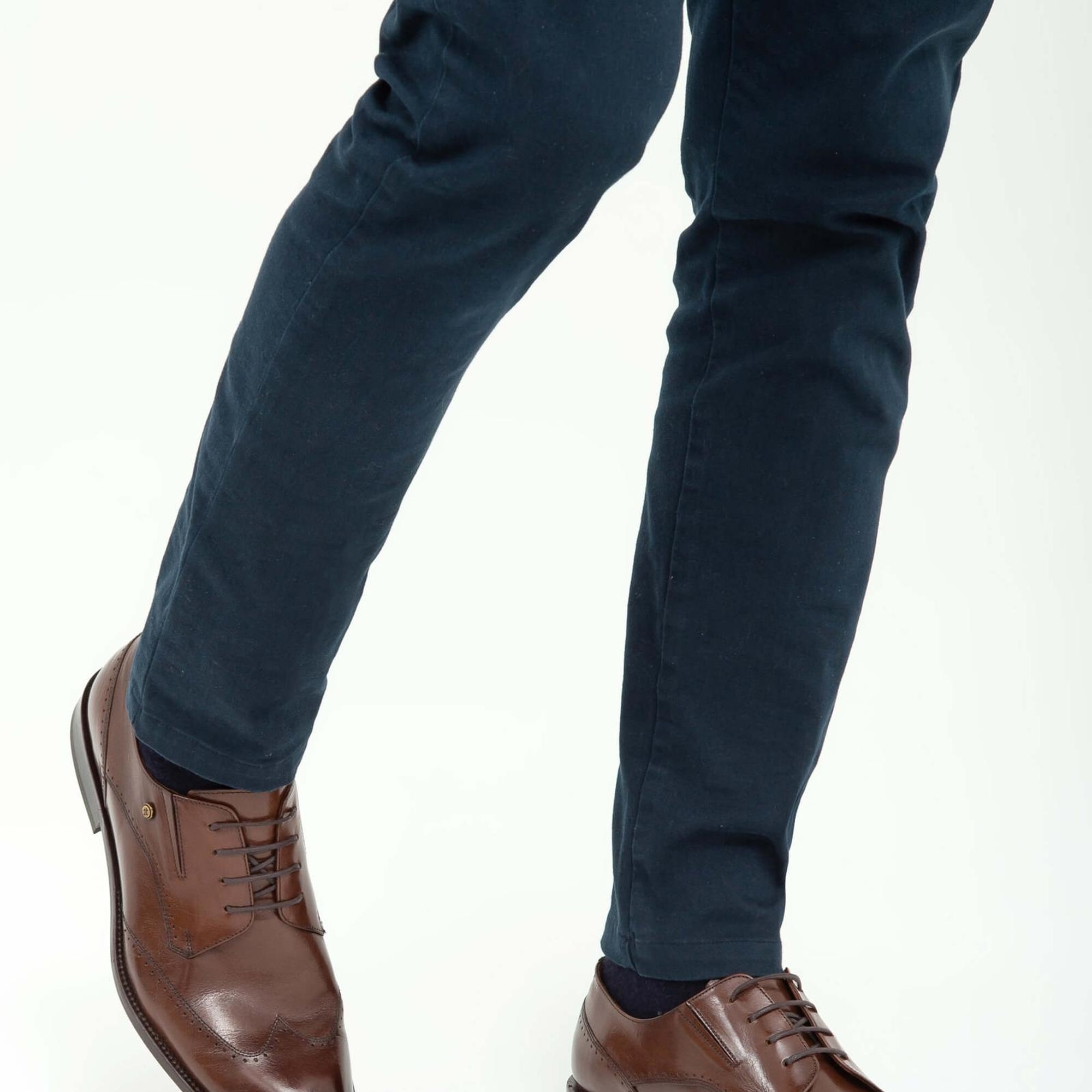 Tamer Tanca Erkek Hakiki Deri Taba Bufalo Klasik Ayakkabı