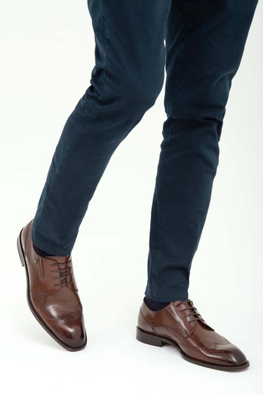  Tamer Tanca Erkek Hakiki Deri Taba Bufalo Klasik Ayakkabı