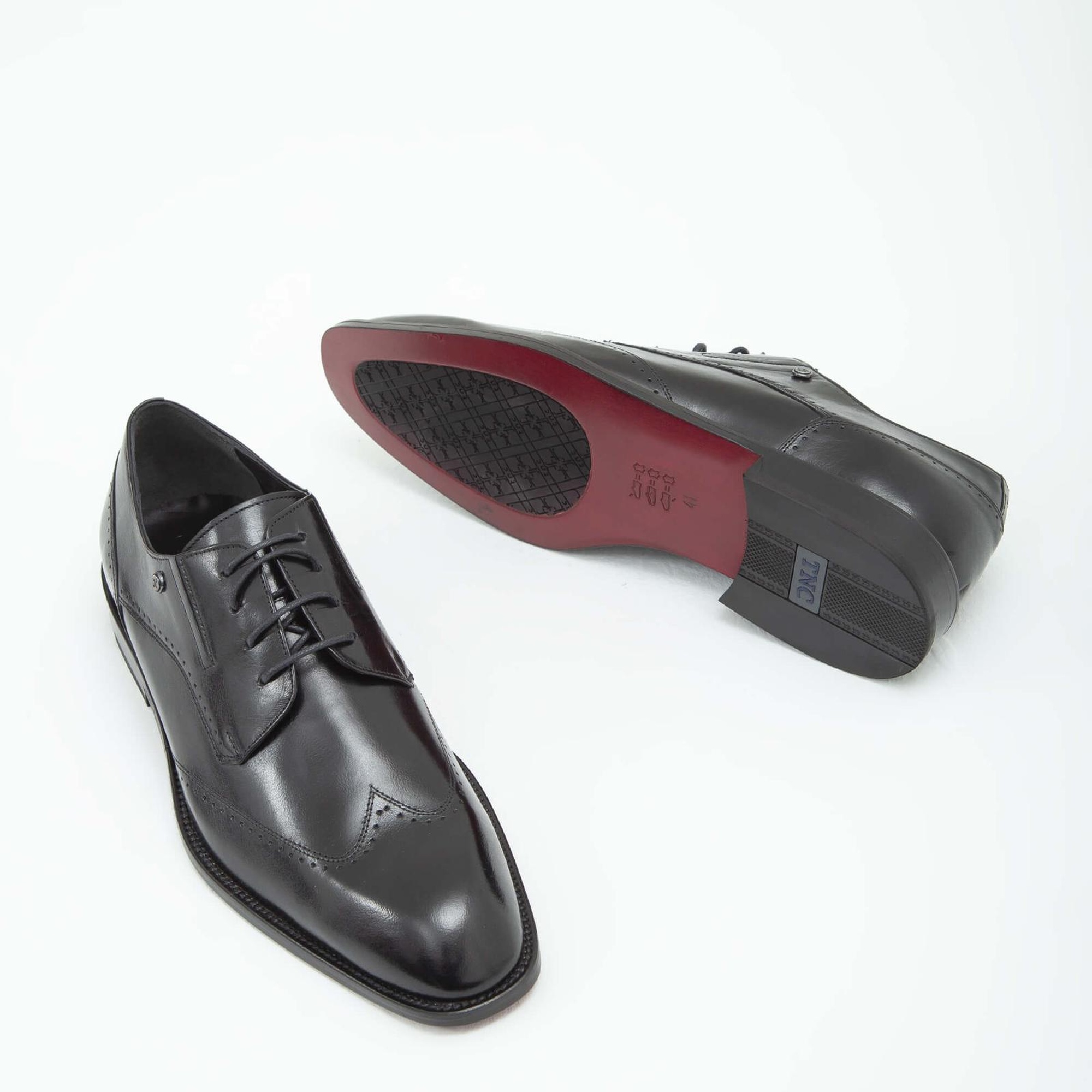 Tamer Tanca Erkek Hakiki Deri Siyah Klasik Ayakkabı