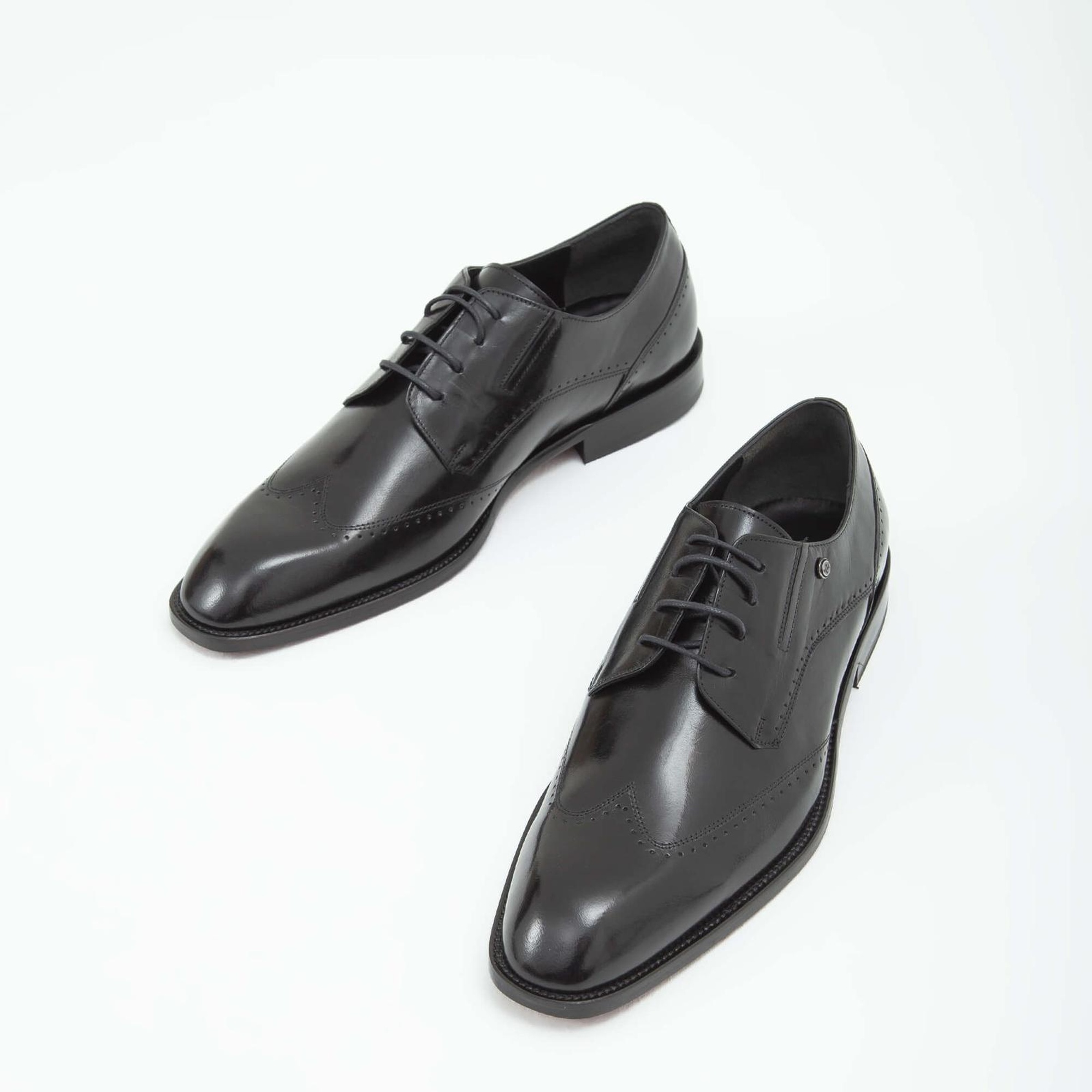 Tamer Tanca Erkek Hakiki Deri Siyah Klasik Ayakkabı