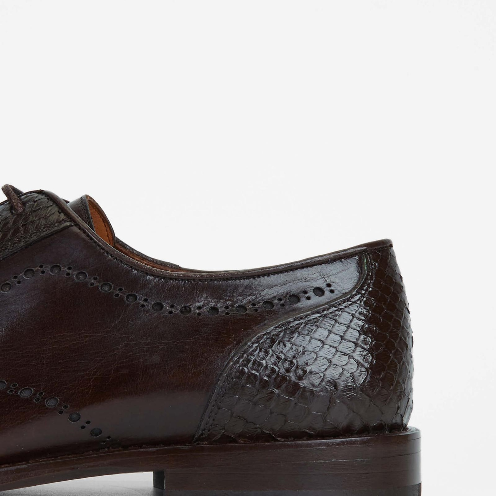 Tamer Tanca Erkek Hakiki Deri Kahverengi Bufalo Klasik Ayakkabı