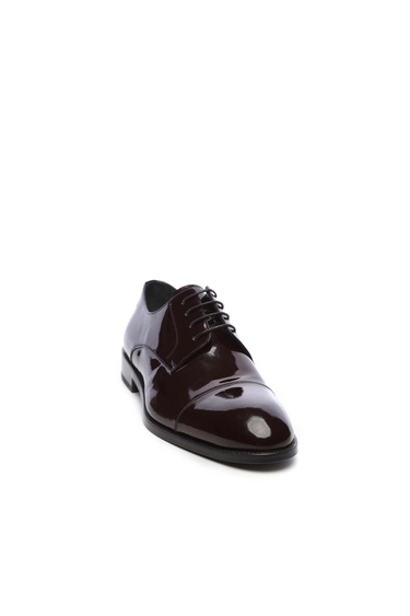  Tamer Tanca Erkek Hakiki Deri Bordo Klasik Ayakkabı