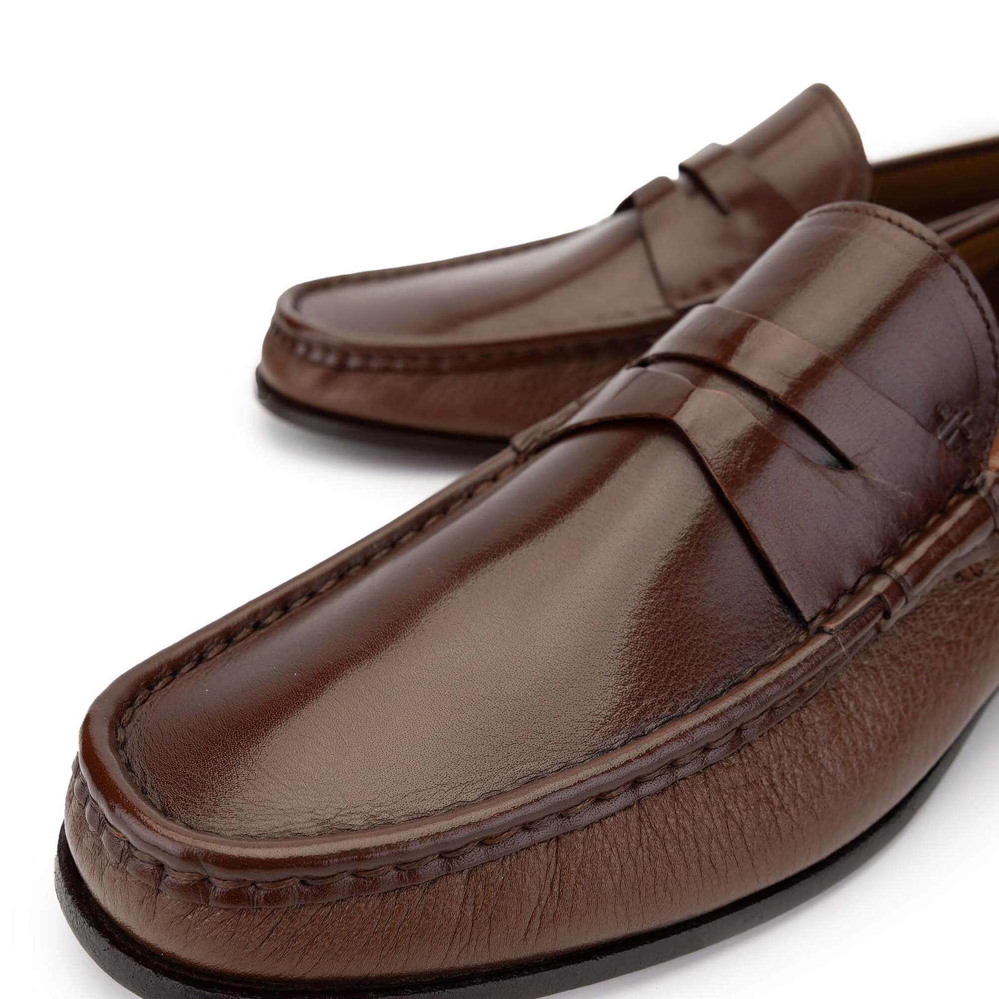 Tamer Tanca Erkek Hakiki Deri Taba Makosen Ayakkabı