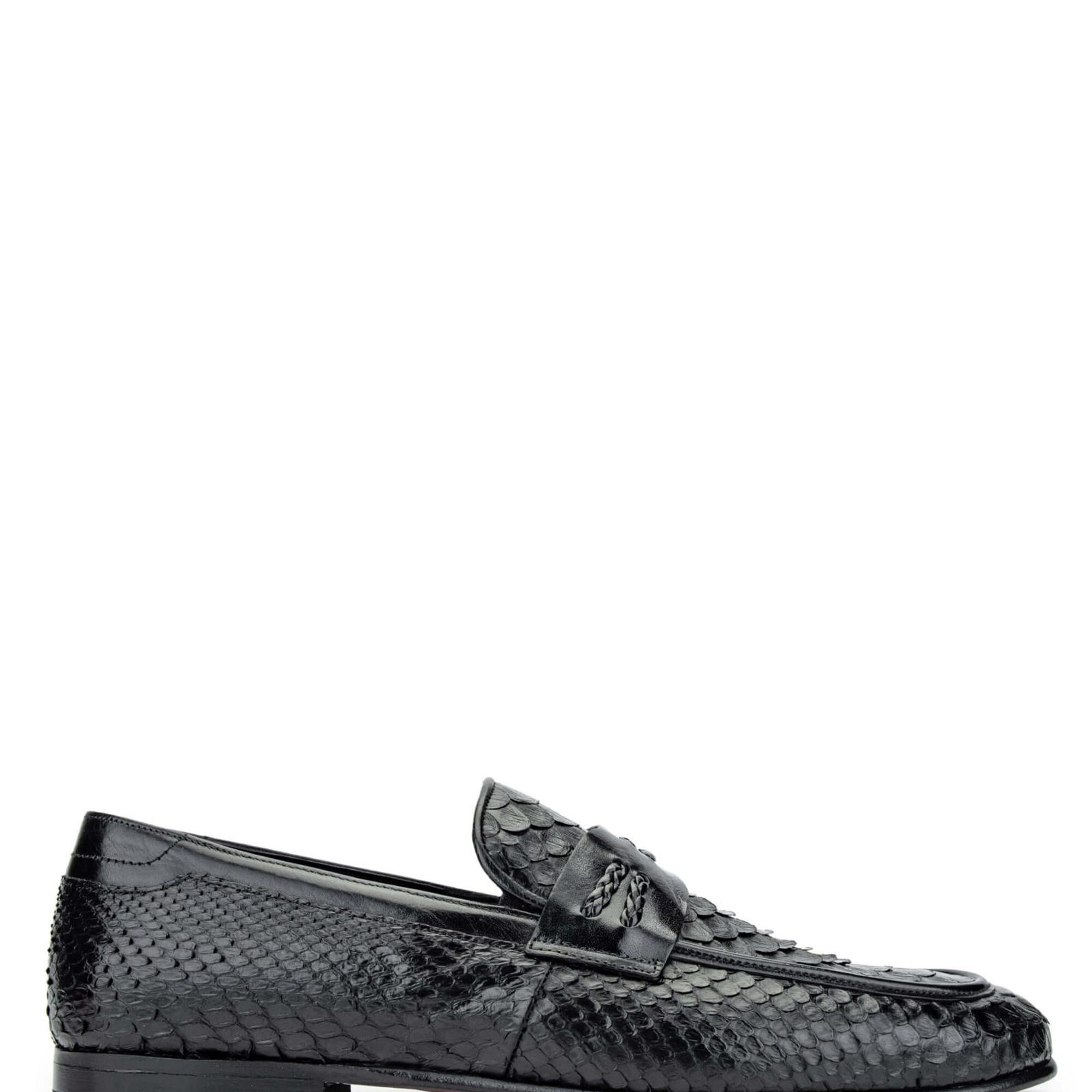 Tamer Tanca Erkek Hakiki Deri Siyah Makosen Ayakkabı