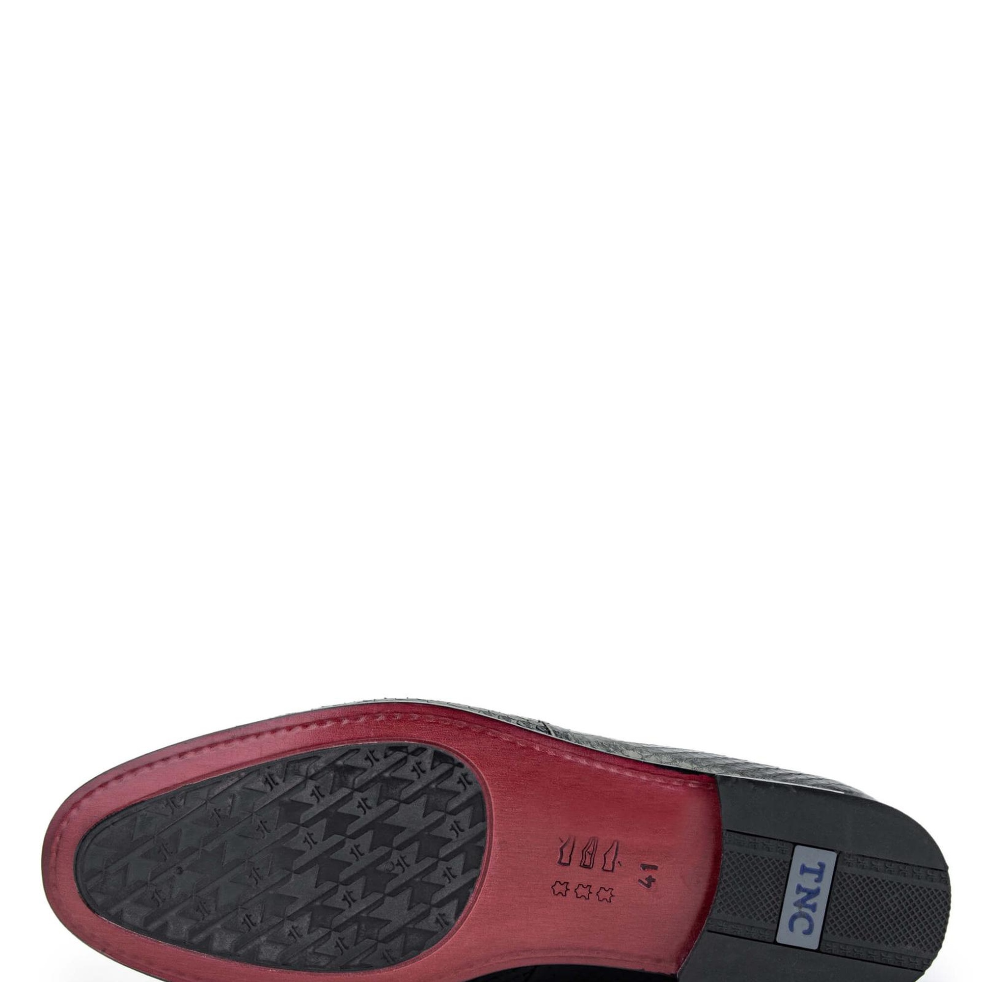 Tamer Tanca Erkek Hakiki Deri Siyah Makosen Ayakkabı