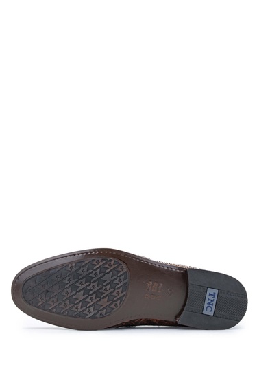  Tamer Tanca Erkek Hakiki Deri Kahverengi Makosen Ayakkabı