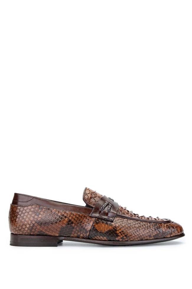  Tamer Tanca Erkek Hakiki Deri Kahverengi Makosen Ayakkabı