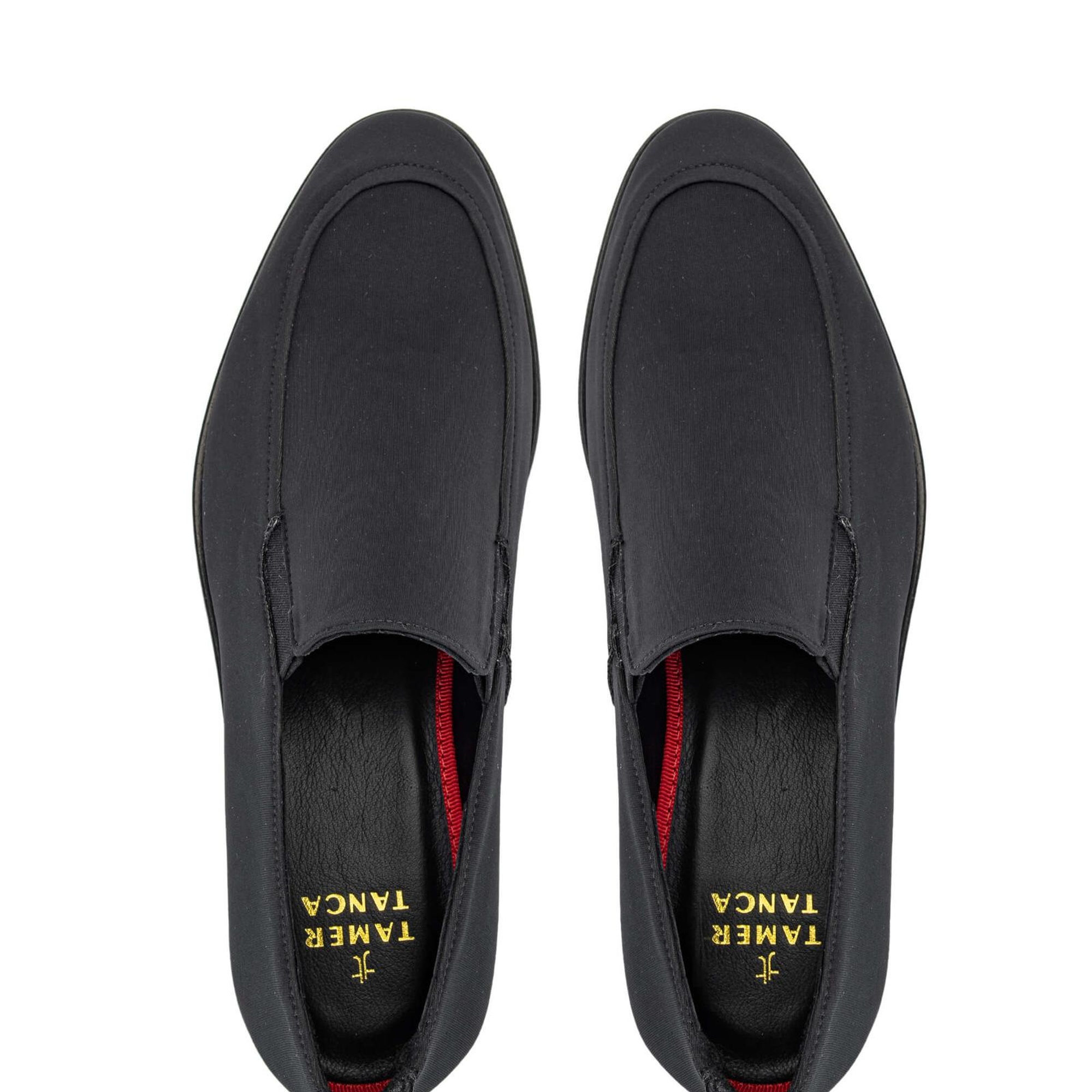 Tamer Tanca Erkek Tekstil Siyah Makosen Ayakkabı