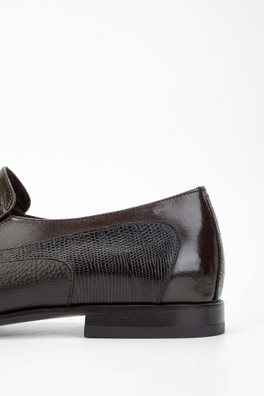  Tamer Tanca Erkek Hakiki Deri Kahverengi Makosen Ayakkabı