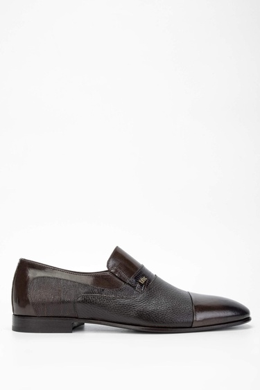  Tamer Tanca Erkek Hakiki Deri Kahverengi Makosen Ayakkabı