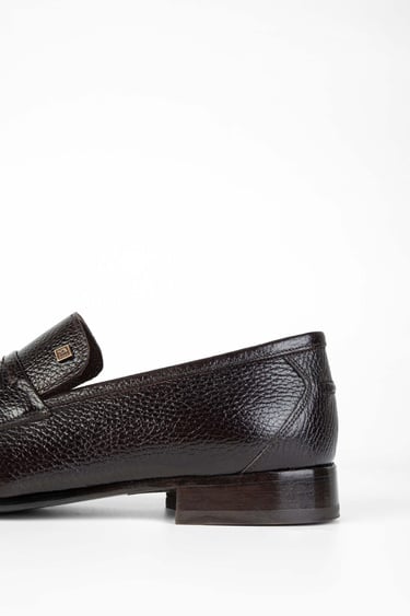  Tamer Tanca Erkek Hakiki Deri Kahverengi Makosen Ayakkabı