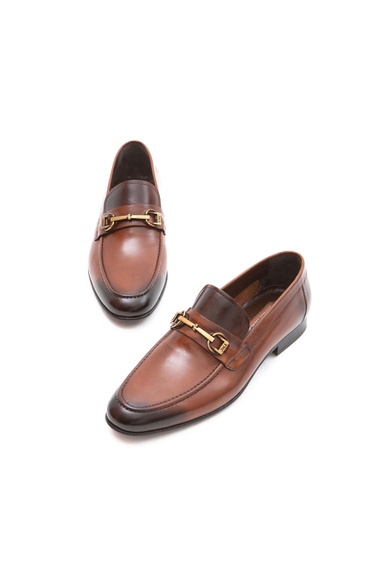  Tamer Tanca Erkek Hakiki Deri Taba Makosen Ayakkabı