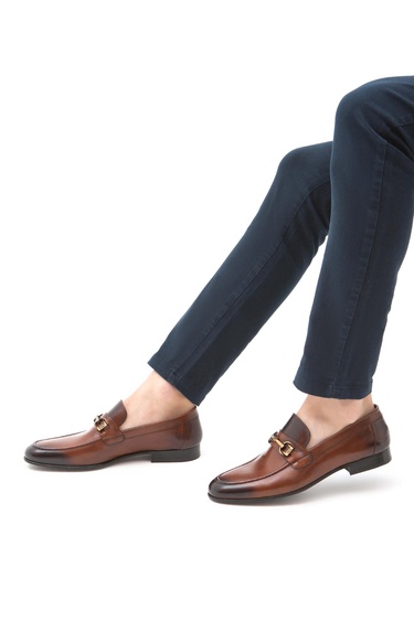  Tamer Tanca Erkek Hakiki Deri Taba Makosen Ayakkabı