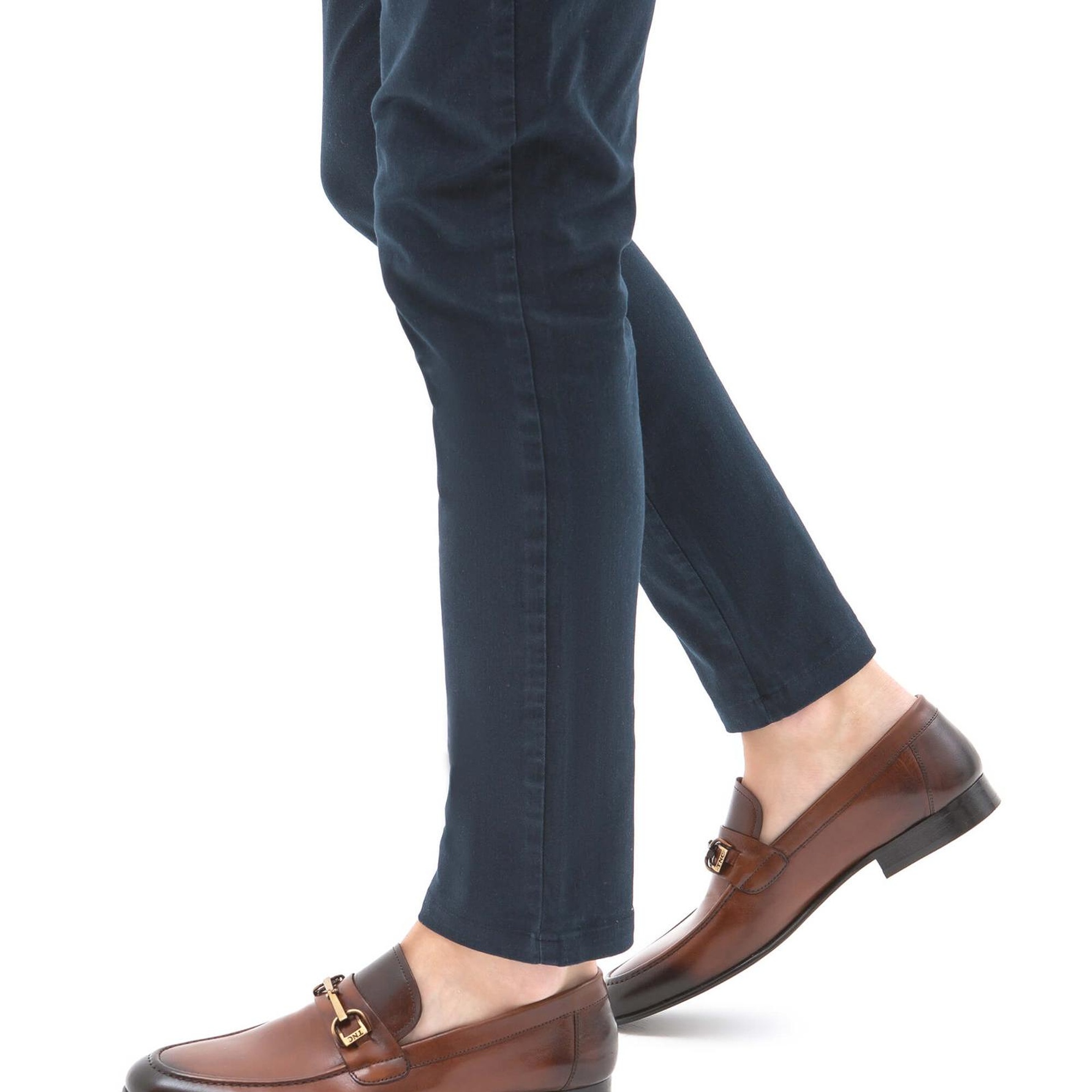 Tamer Tanca Erkek Hakiki Deri Taba Makosen Ayakkabı