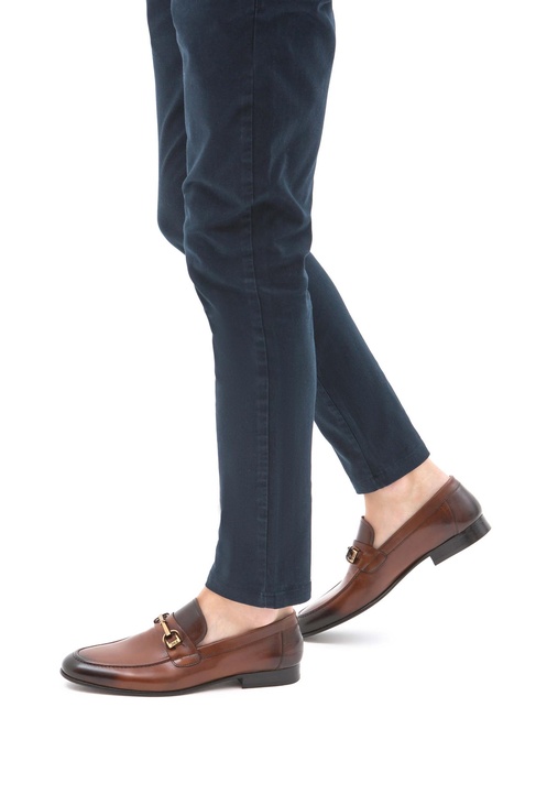  Tamer Tanca Erkek Hakiki Deri Taba Makosen Ayakkabı