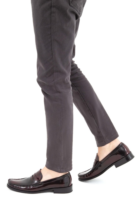  Tamer Tanca Erkek Hakiki Deri Bordo Makosen Ayakkabı