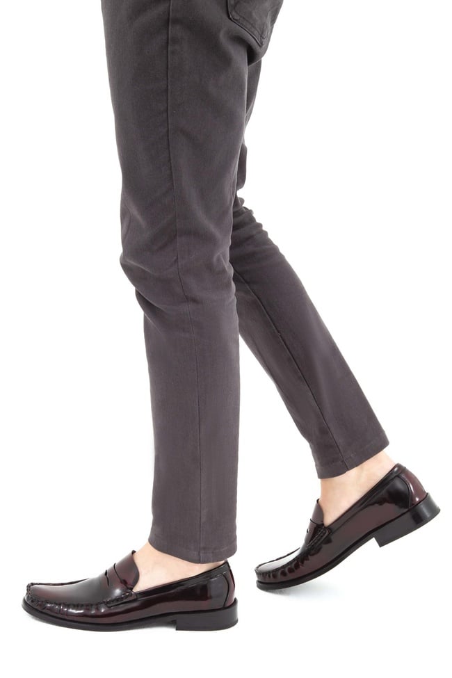  Tamer Tanca Erkek Hakiki Deri Bordo Makosen Ayakkabı