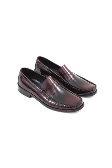  Tamer Tanca Erkek Hakiki Deri Bordo Makosen Ayakkabı
