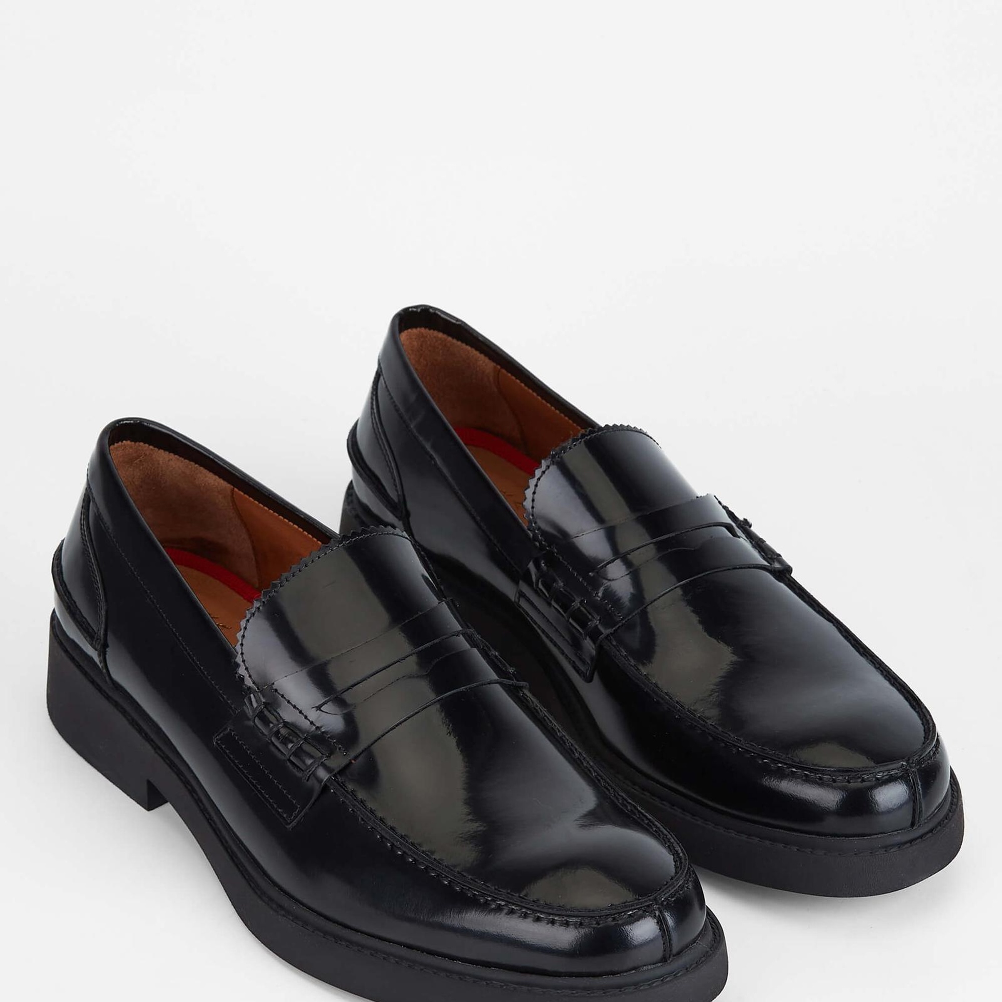 Tamer Tanca Erkek Hakiki Deri Siyah Açma Makosen Ayakkabı