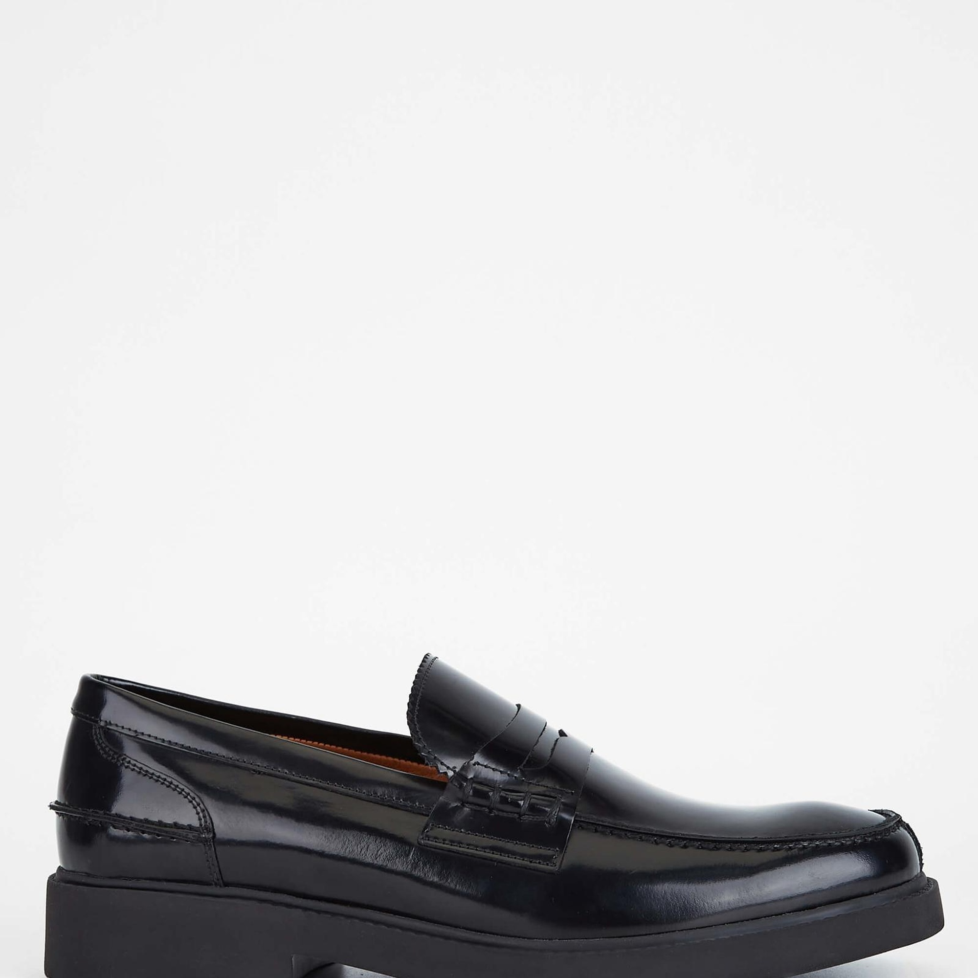 Tamer Tanca Erkek Hakiki Deri Siyah Açma Makosen Ayakkabı