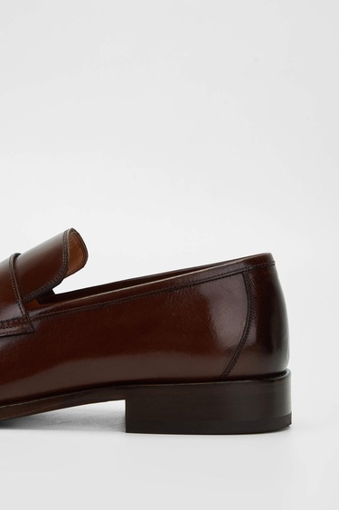  Tamer Tanca Erkek Hakiki Deri Taba Bufalo Makosen Ayakkabı