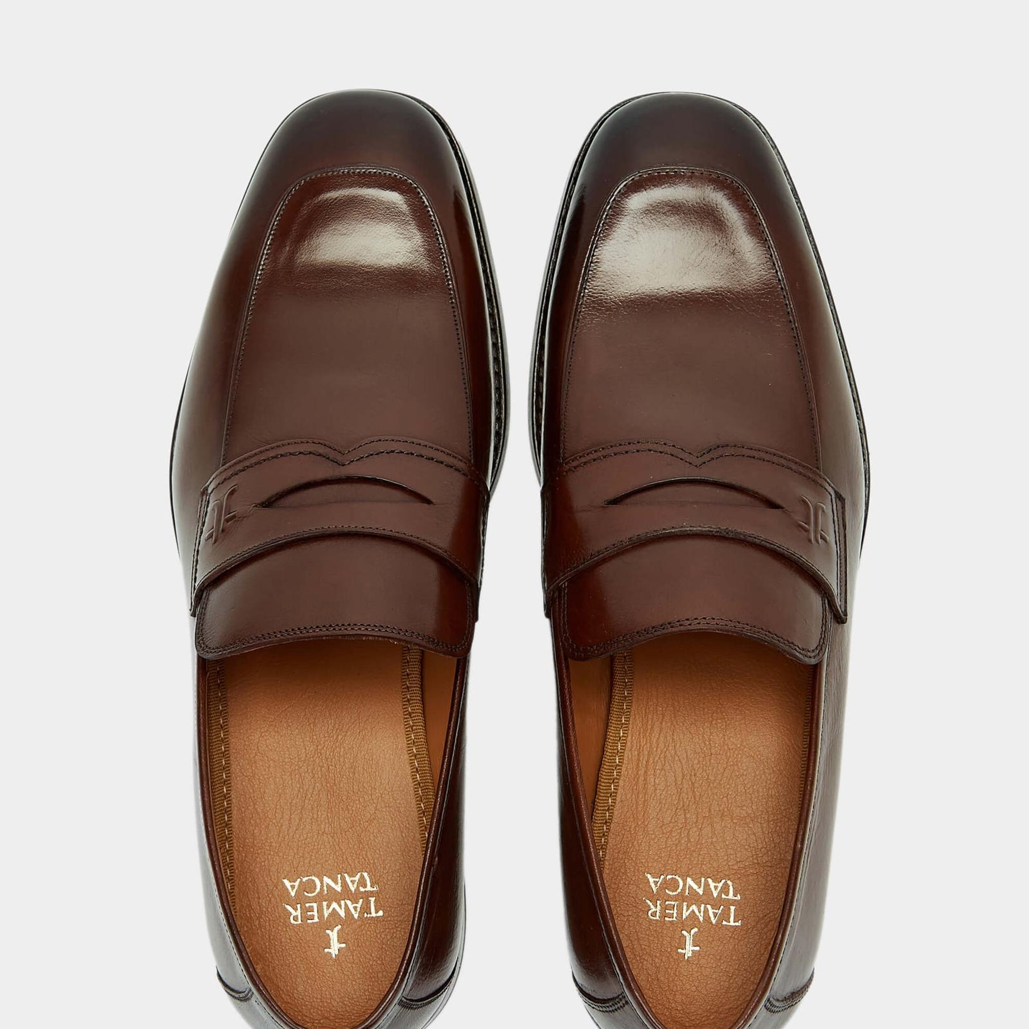 Tamer Tanca Erkek Hakiki Deri Taba Bufalo Makosen Ayakkabı