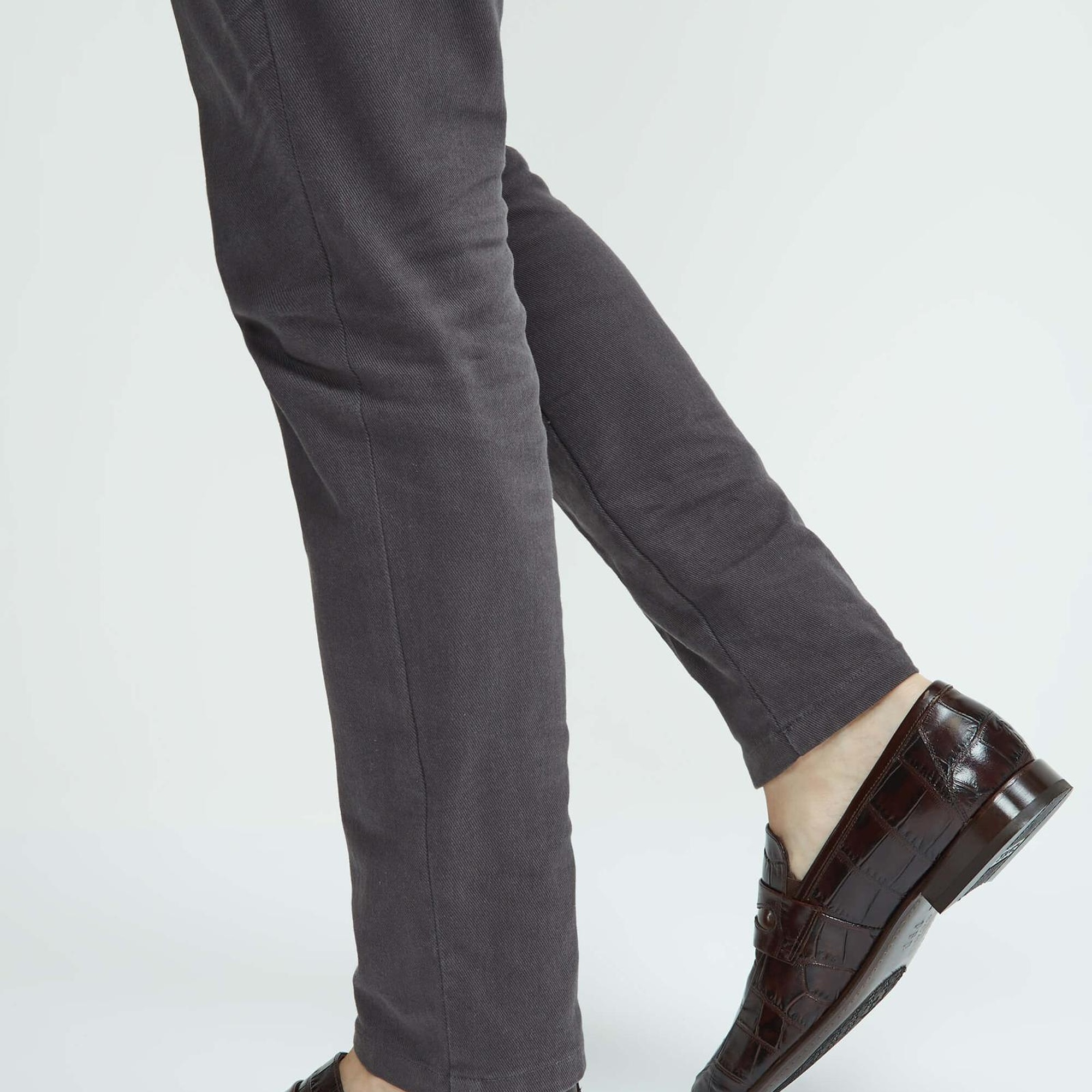 Tamer Tanca Erkek Hakiki Deri Kahverengi Makosen Ayakkabı