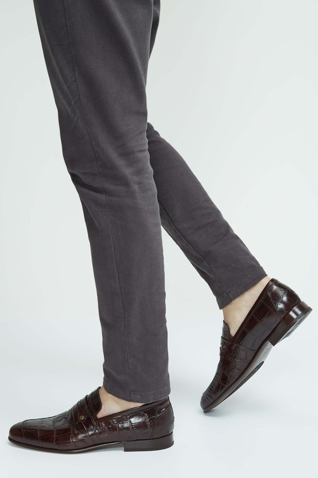  Tamer Tanca Erkek Hakiki Deri Kahverengi Makosen Ayakkabı