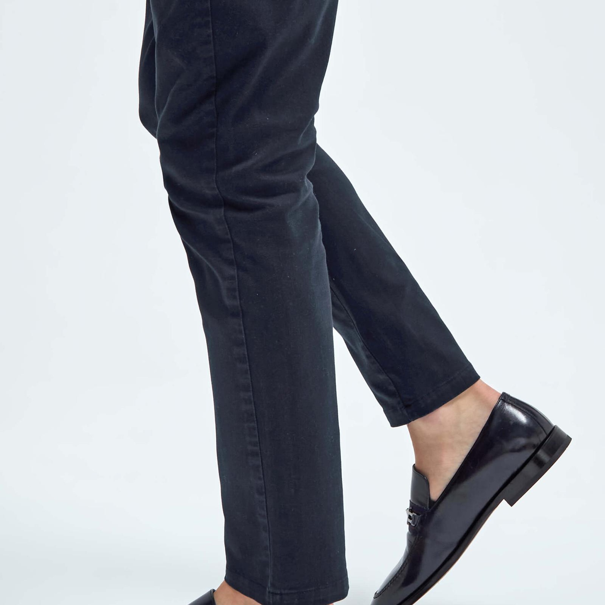 Tamer Tanca Erkek Hakiki Deri Lacivert Makosen Ayakkabı