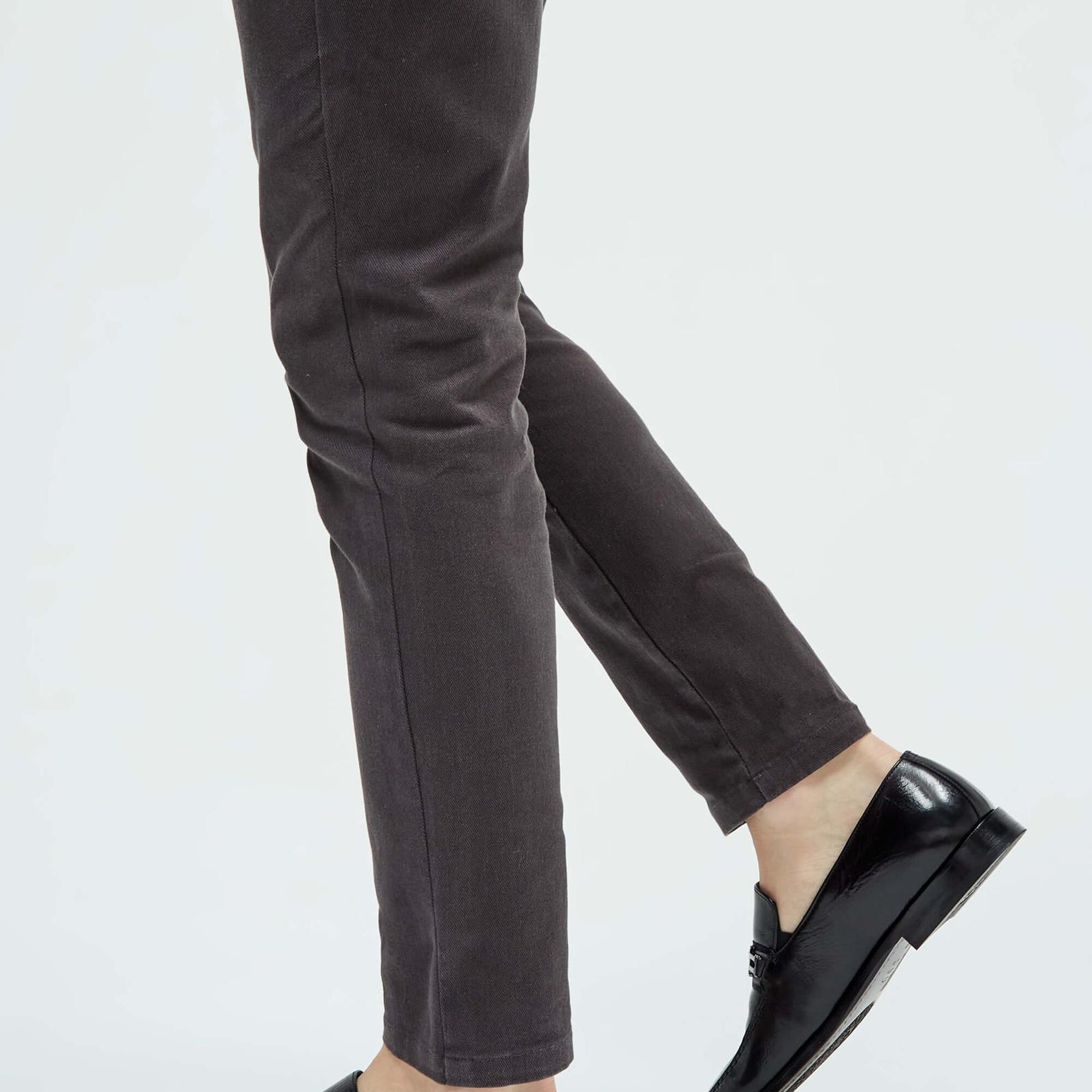 Tamer Tanca Erkek Hakiki Deri Siyah Makosen Ayakkabı