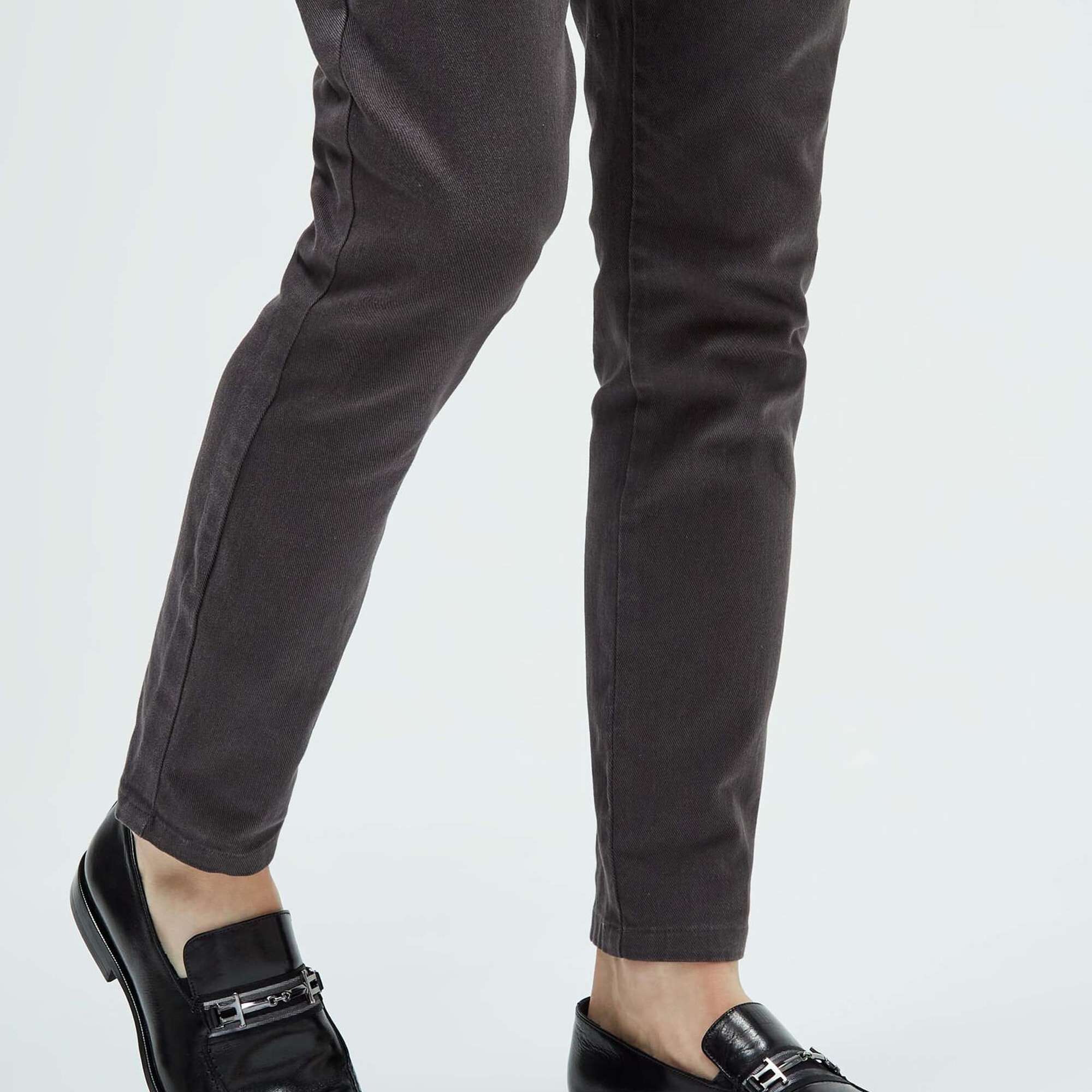 Tamer Tanca Erkek Hakiki Deri Siyah Makosen Ayakkabı