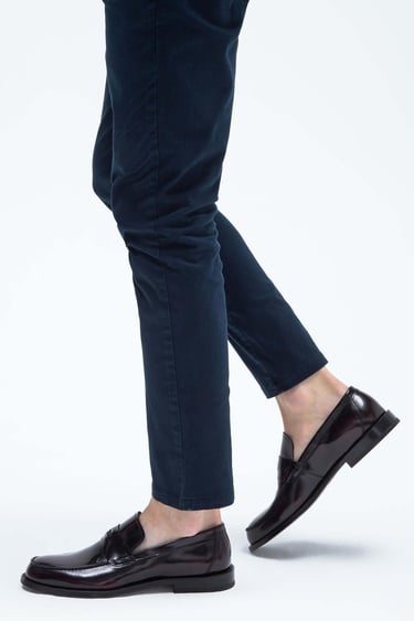  Tamer Tanca Erkek Hakiki Deri Bordo Makosen Ayakkabı