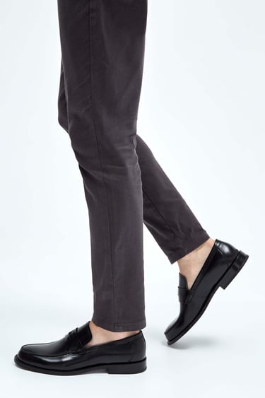  Tamer Tanca Erkek Hakiki Deri Siyah Açma Makosen Ayakkabı