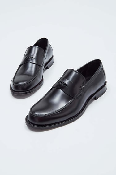  Tamer Tanca Erkek Hakiki Deri Siyah Açma Makosen Ayakkabı