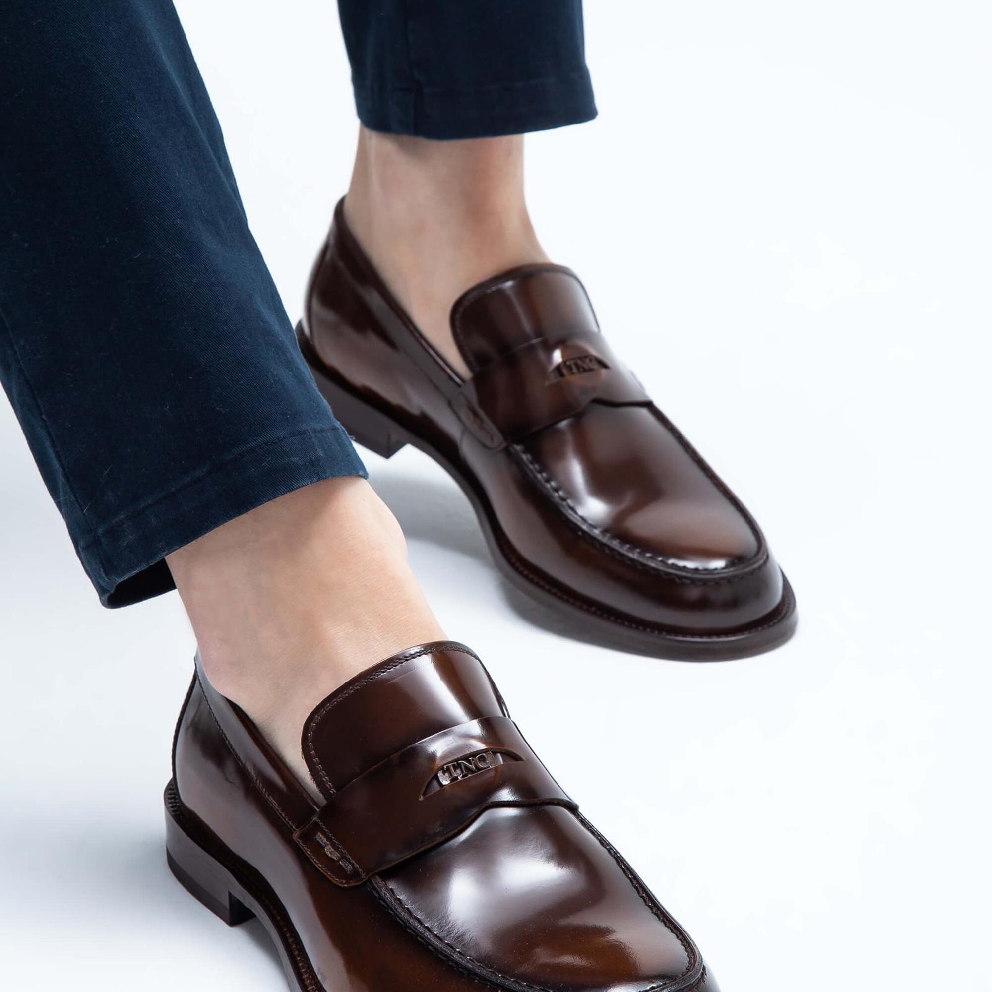 Tamer Tanca Erkek Hakiki Deri Taba Makosen Ayakkabı