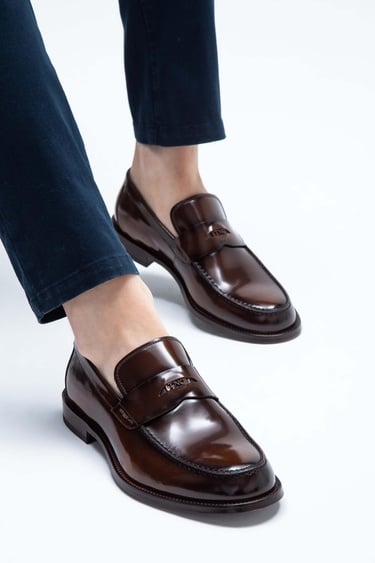  Tamer Tanca Erkek Hakiki Deri Taba Makosen Ayakkabı