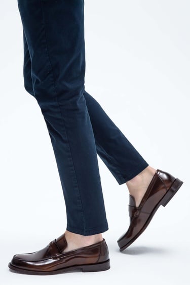  Tamer Tanca Erkek Hakiki Deri Taba Makosen Ayakkabı