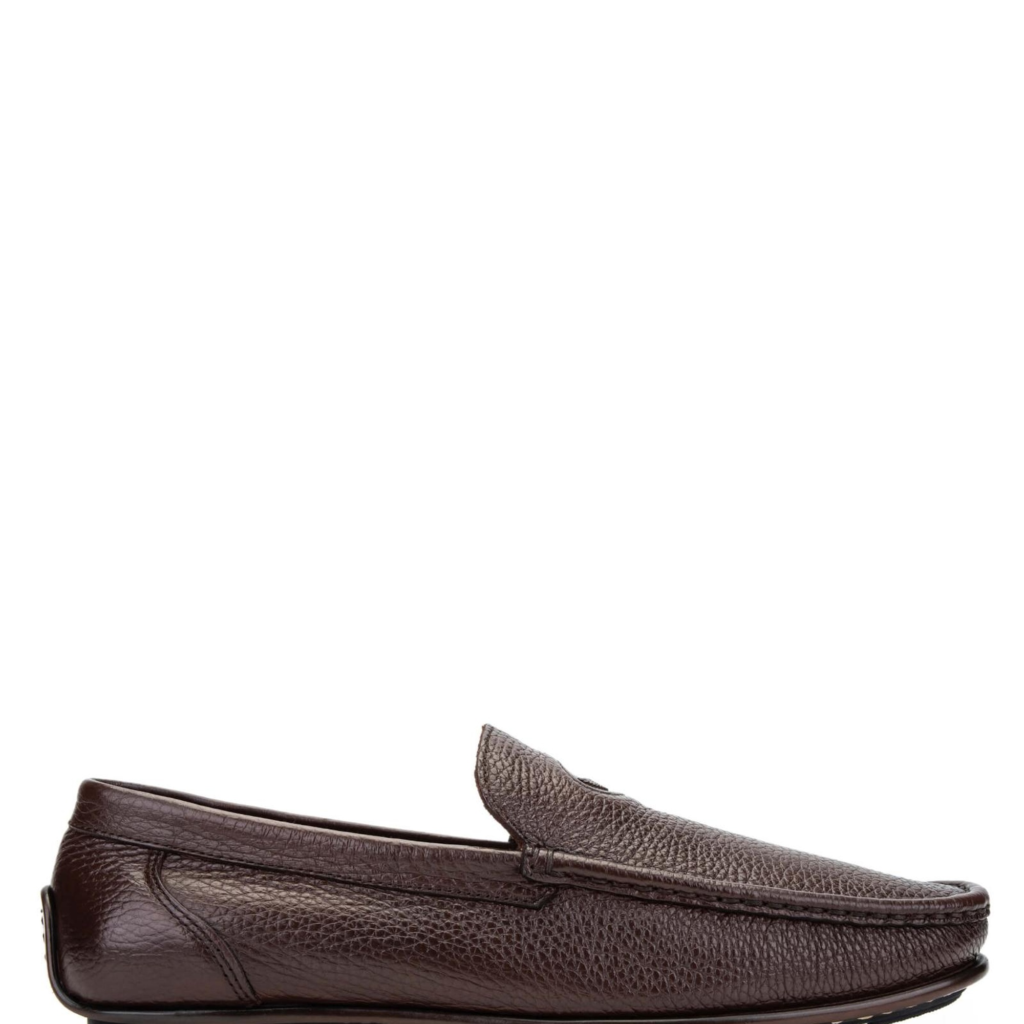 Tamer Tanca Erkek Hakiki Deri Kahverengi Floter Driver Ayakkabı