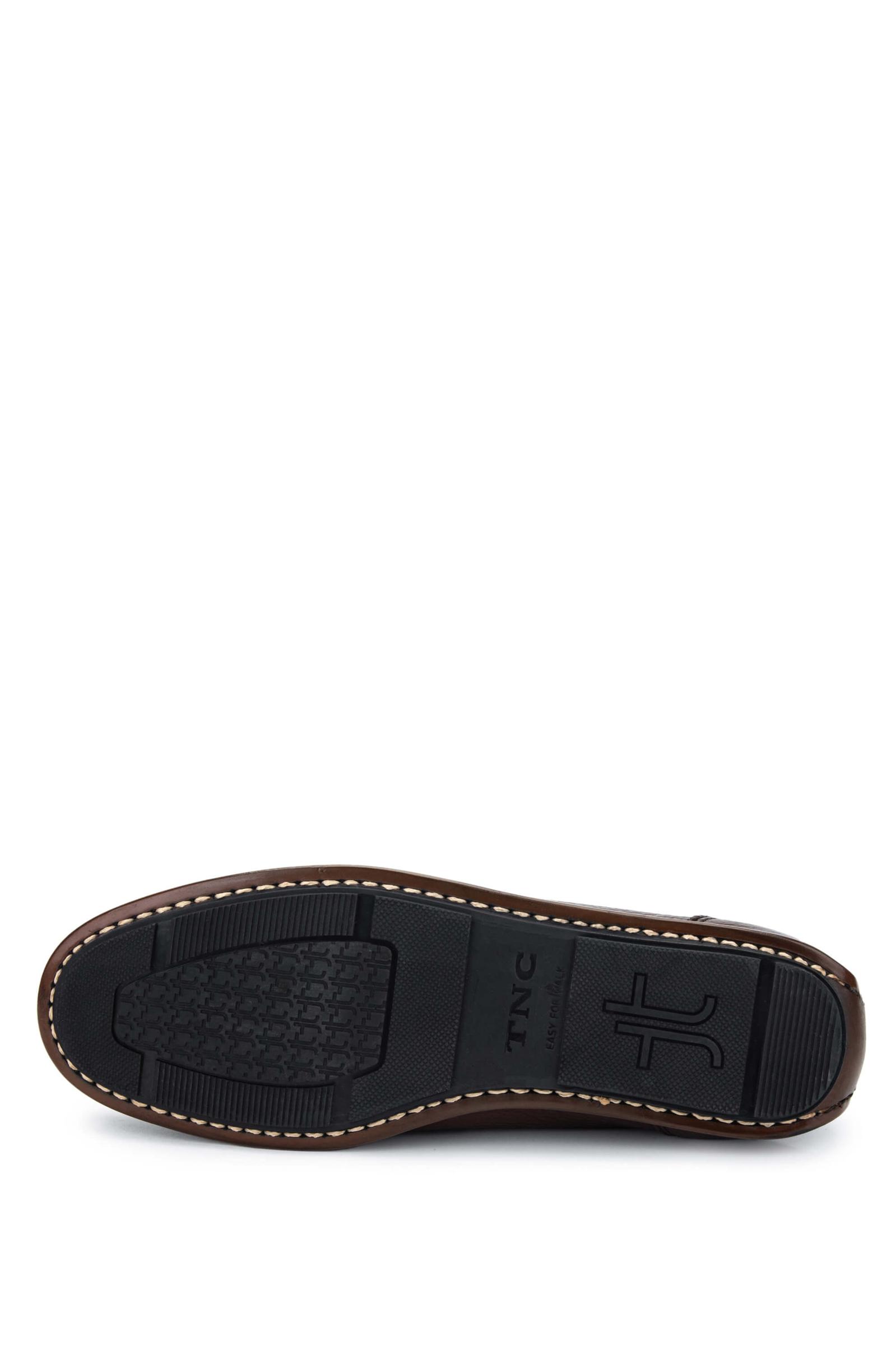 Tamer Tanca Tamer Tanca Erkek Hakiki Deri Kahverengi Floter Driver Ayakkabı Casual Ayakkabı | FashFed Kahverengi - 6. görsel