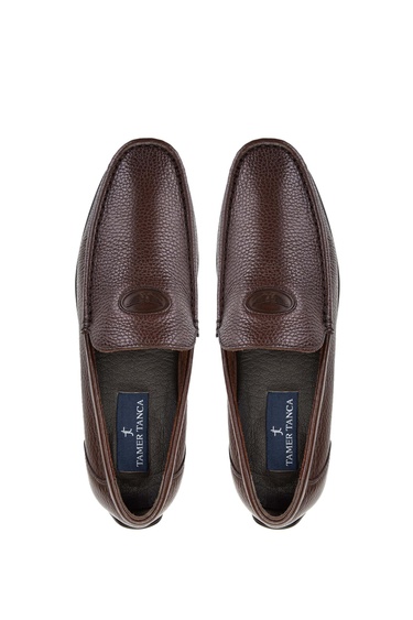  Tamer Tanca Erkek Hakiki Deri Kahverengi Floter Driver Ayakkabı