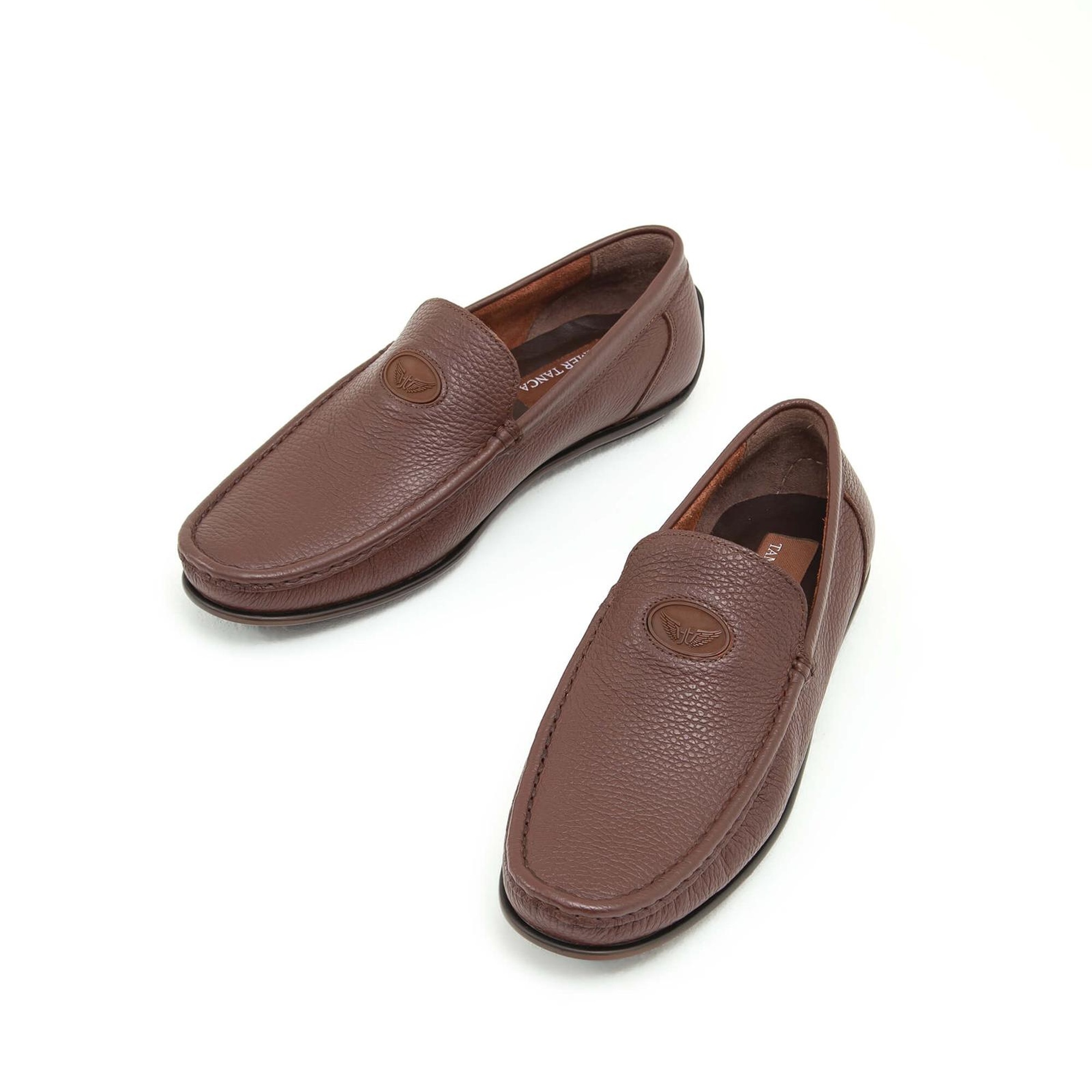 Tamer Tanca Erkek Hakiki Deri Taba Floter Driver Ayakkabı