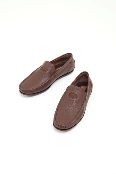  Tamer Tanca Erkek Hakiki Deri Taba Floter Driver Ayakkabı