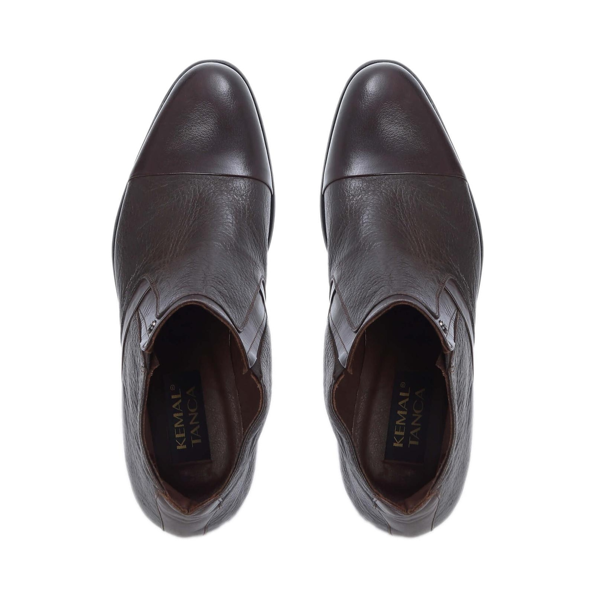 Tamer Tanca Erkek Hakiki Deri Kahverengi Klasik Bot