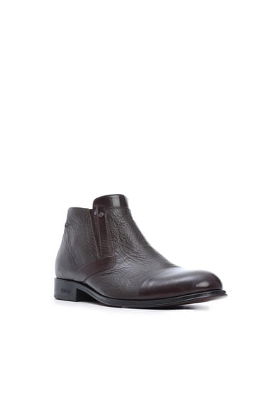  Tamer Tanca Erkek Hakiki Deri Kahverengi Klasik Bot