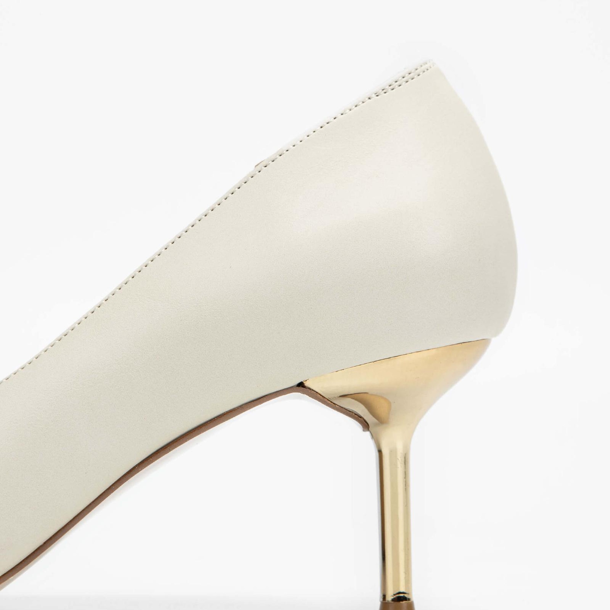 Tamer Tanca Kadın Vegan Bej Topuklu & Stiletto Ayakkabı