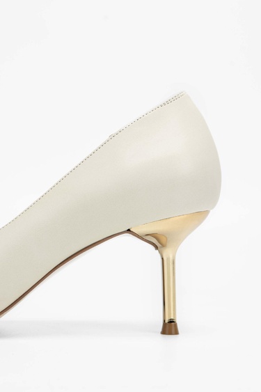  Tamer Tanca Kadın Vegan Bej Topuklu & Stiletto Ayakkabı