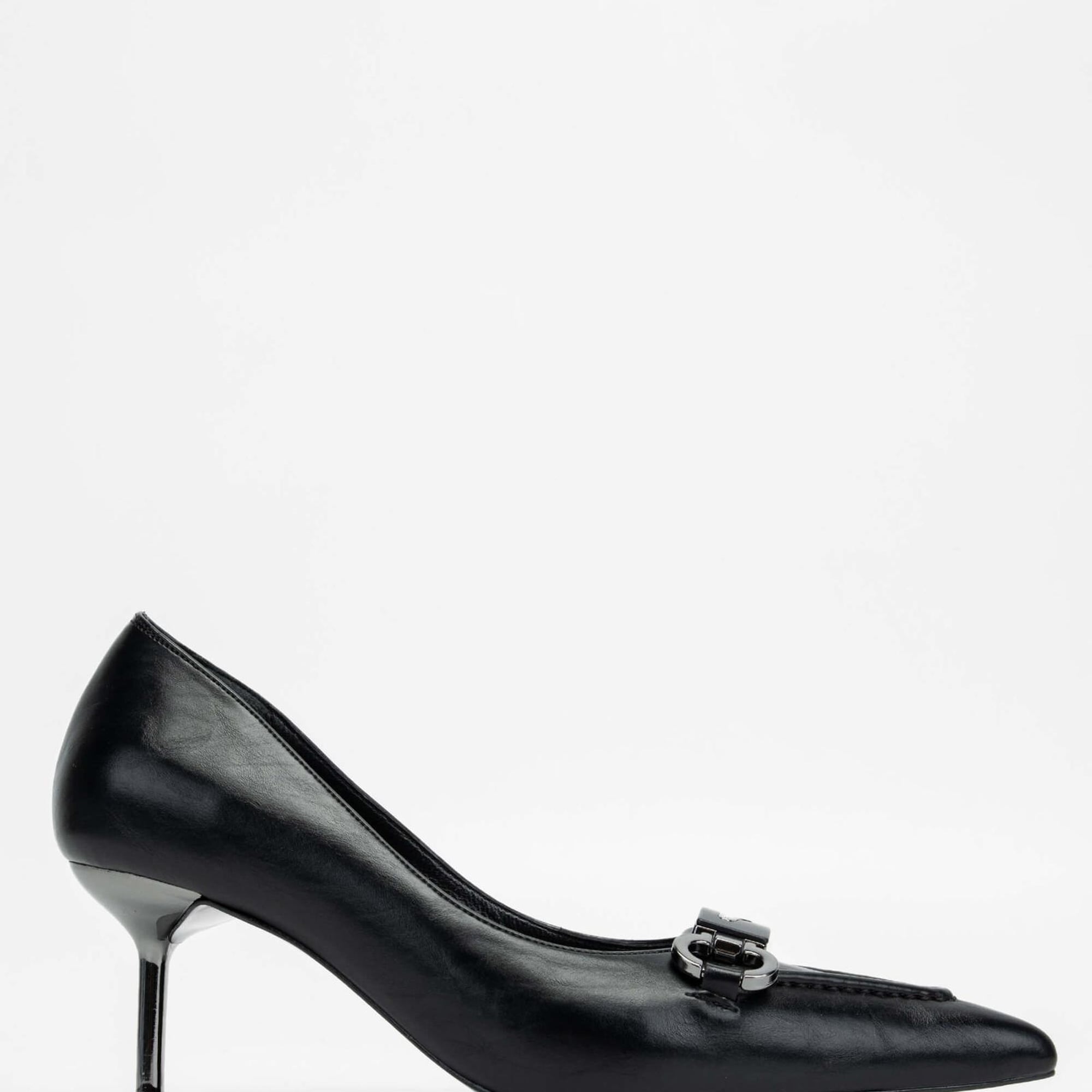 Tamer Tanca Kadın Vegan Siyah Topuklu & Stiletto Ayakkabı