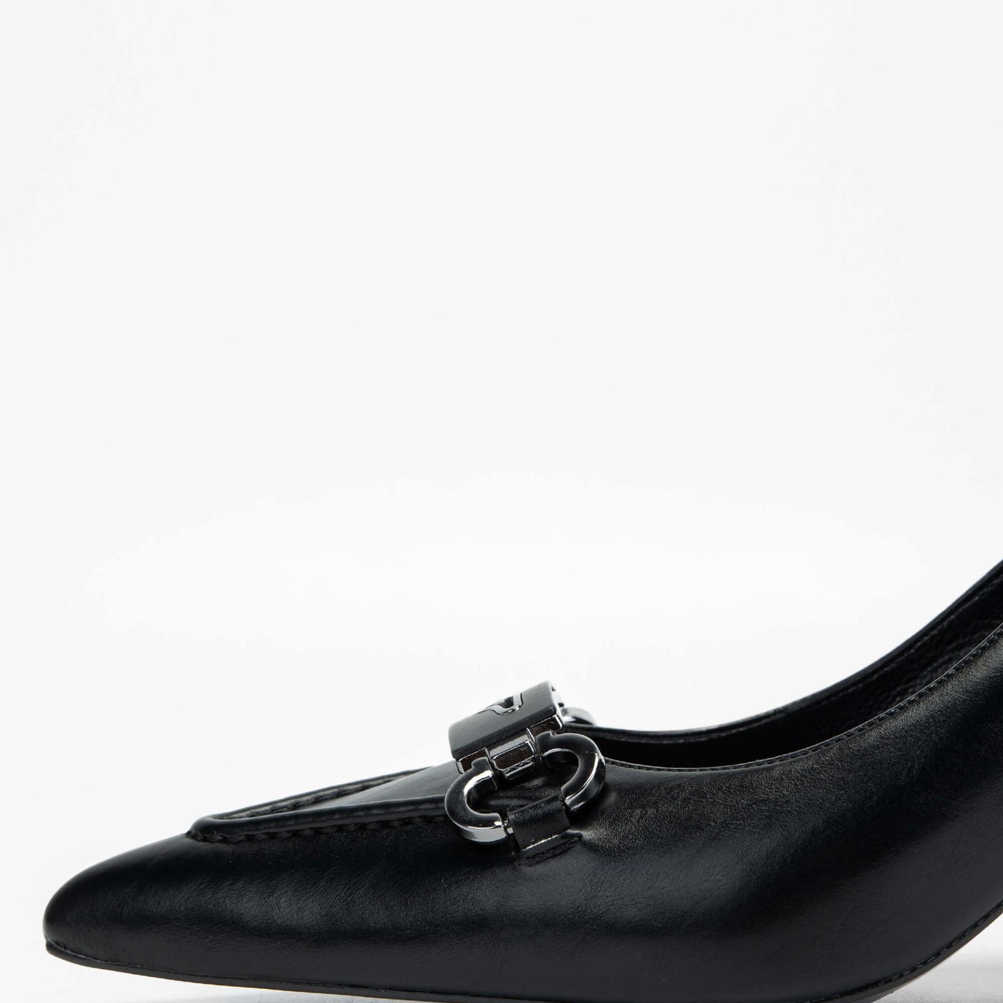 Tamer Tanca Kadın Vegan Siyah Topuklu & Stiletto Ayakkabı