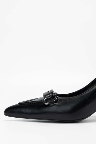  Tamer Tanca Kadın Vegan Siyah Topuklu & Stiletto Ayakkabı