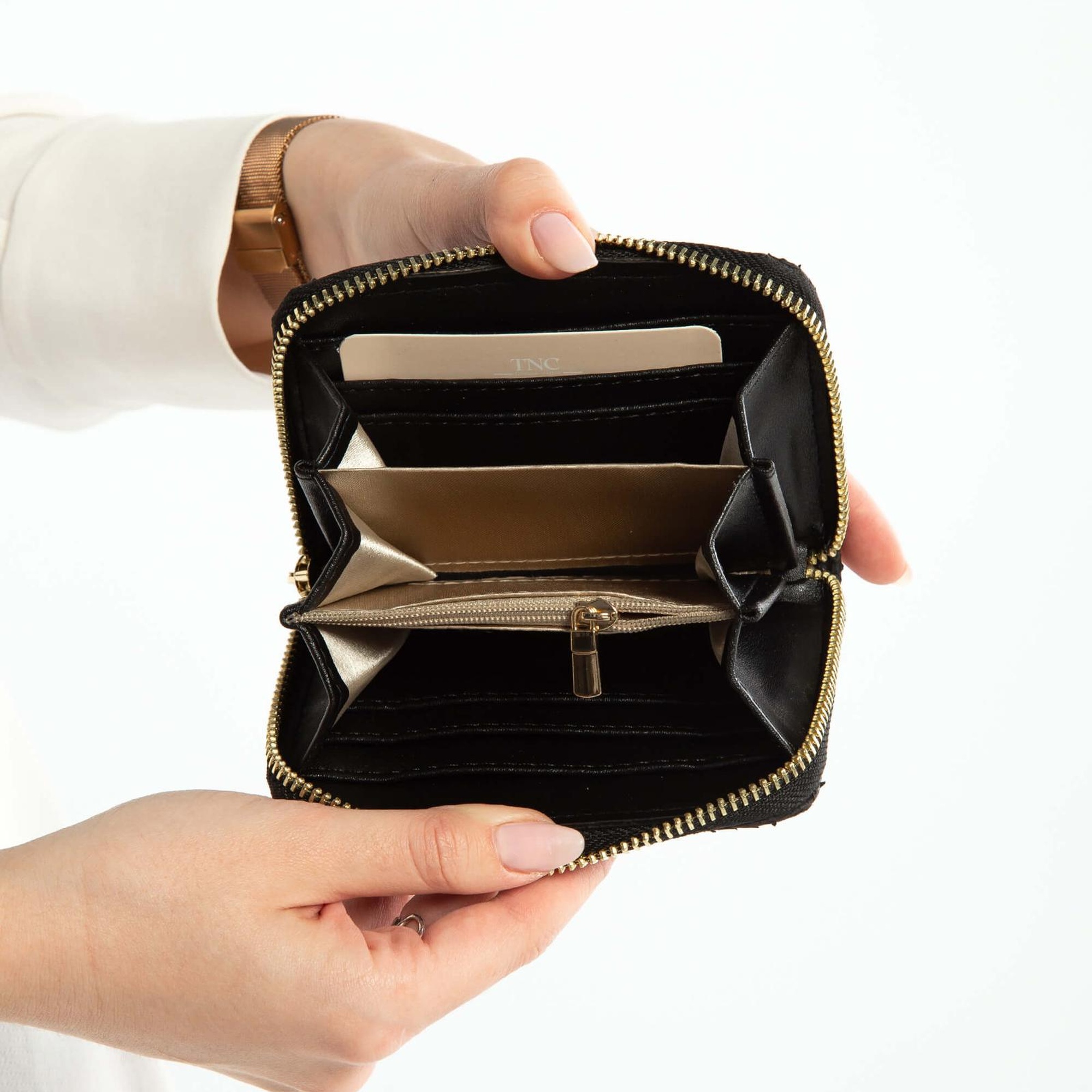 Tamer Tanca Kadın Hakiki Deri Siyah Günlük Cuzdan